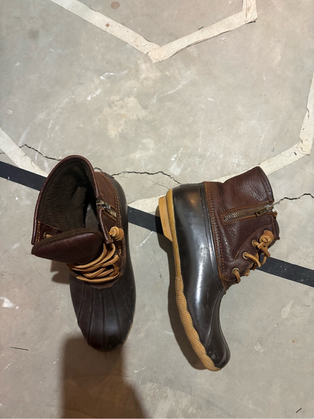 Sorel Brown and Tan Women's Winter Duck Boots